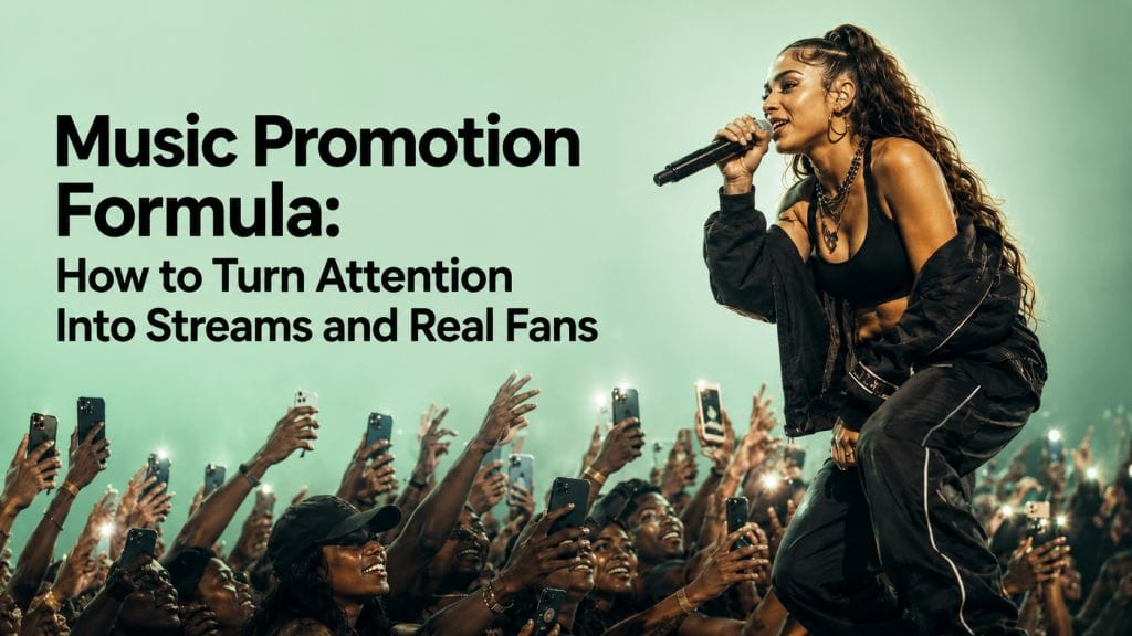 Music Promotion Formula: How to Turn Attention Into Streams and Real Fans